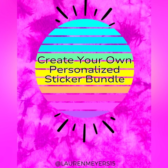CREATE YOUR OWN BUNDLE OF STICKERS - Picture 1 of 1